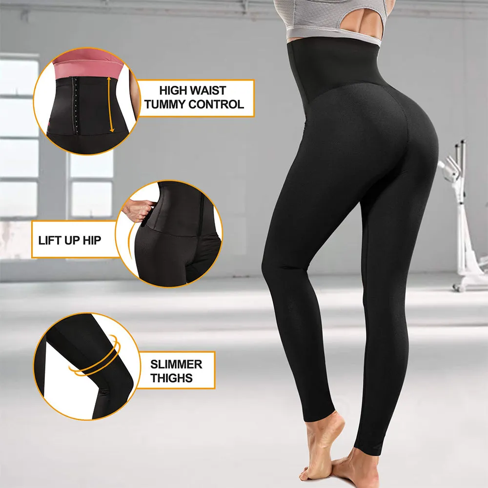 Junlan Women Hot Thermo Sweat Sauna Leggings
