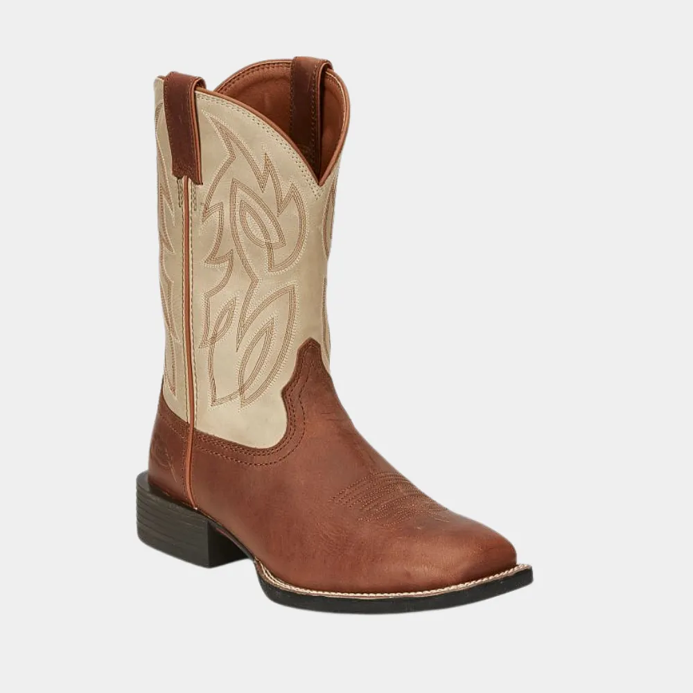 Justin Men's EE Canter Square Toe Western Cowboy Boots