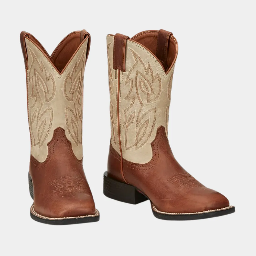 Justin Men's EE Canter Square Toe Western Cowboy Boots