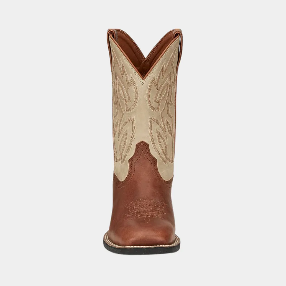 Justin Men's EE Canter Square Toe Western Cowboy Boots