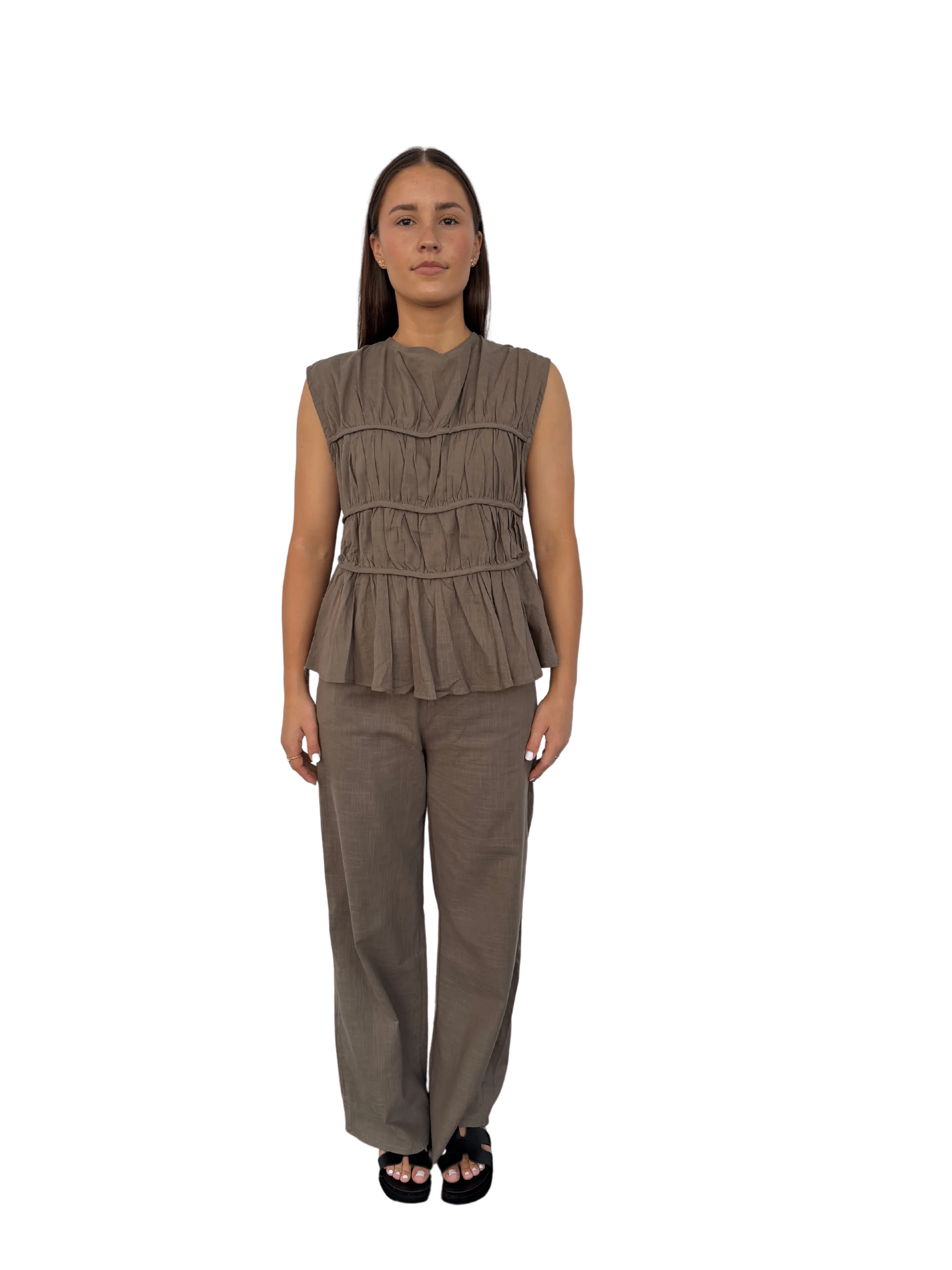 Khaki Pant Set