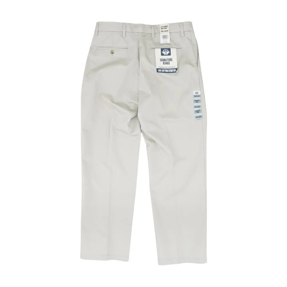 Khaki Solid Pants
