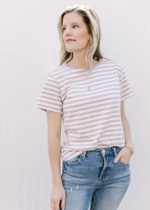 Khaki Stripes Tee