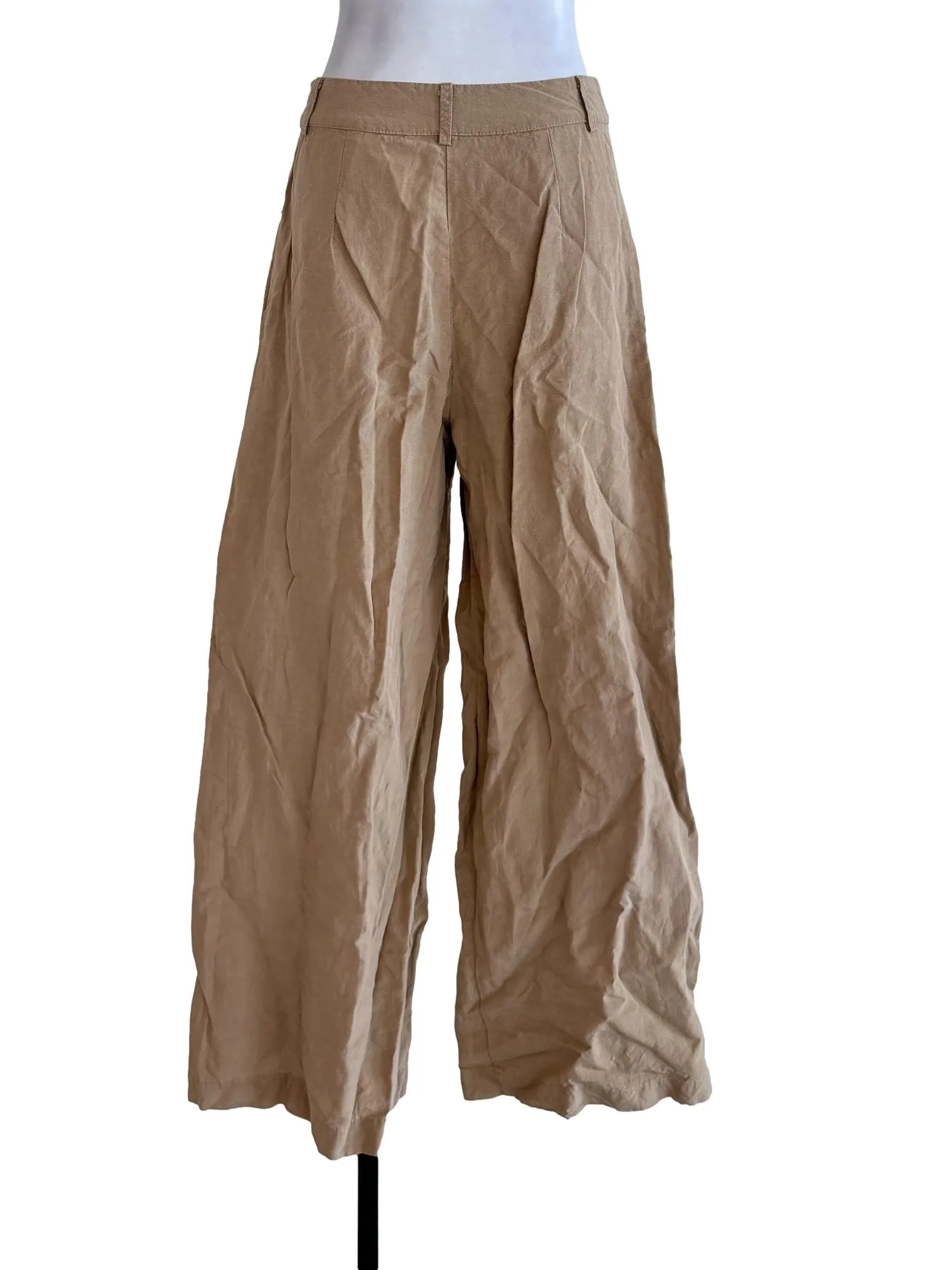 Khaki Wide Leg Pants TEM