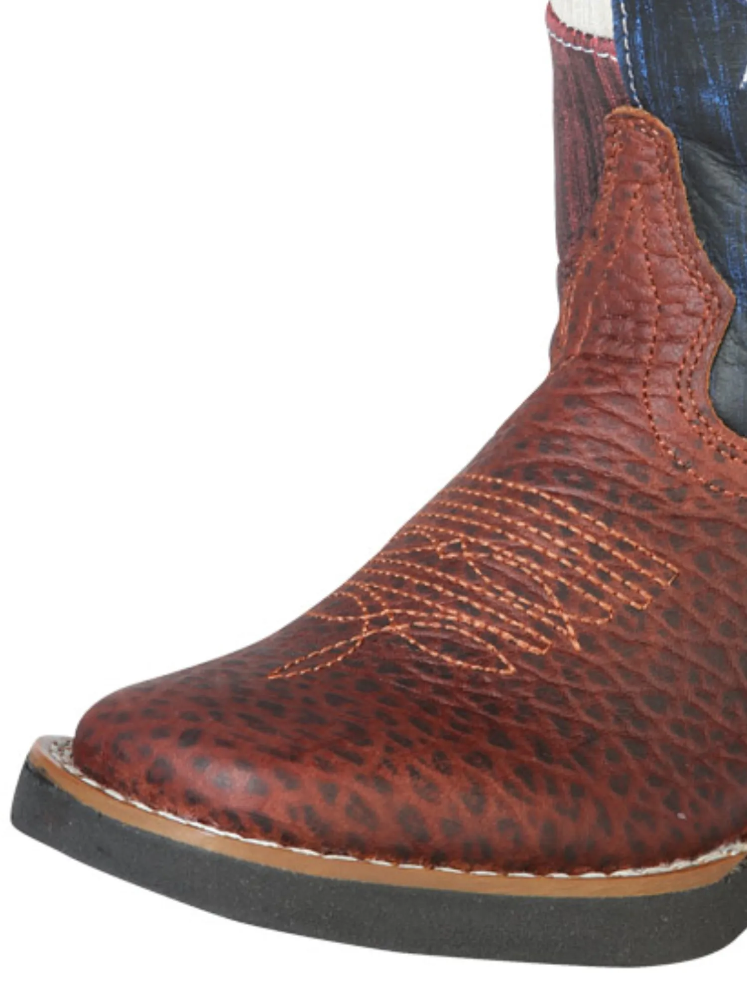 Kids - Botas Vaqueras Rodeo Clasicas de Piel Genuina para Niños 'Jar Boots' - ID: 126592