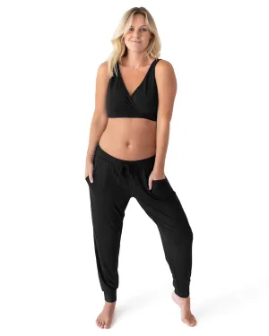Kindred Bravely - Everyday Maternity & Postpartum Lounge Joggers Black