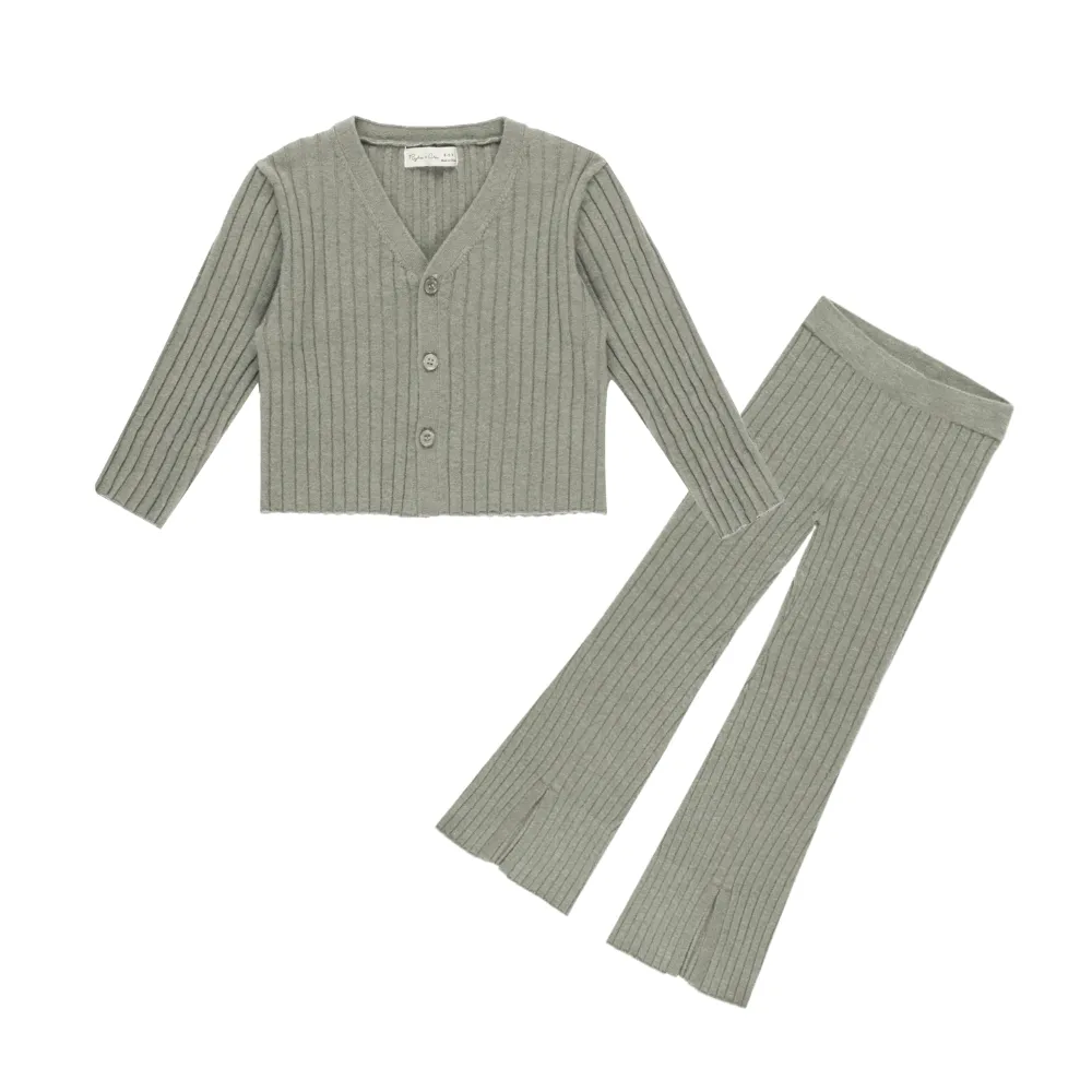 Knit Ribbed Set | Laurel