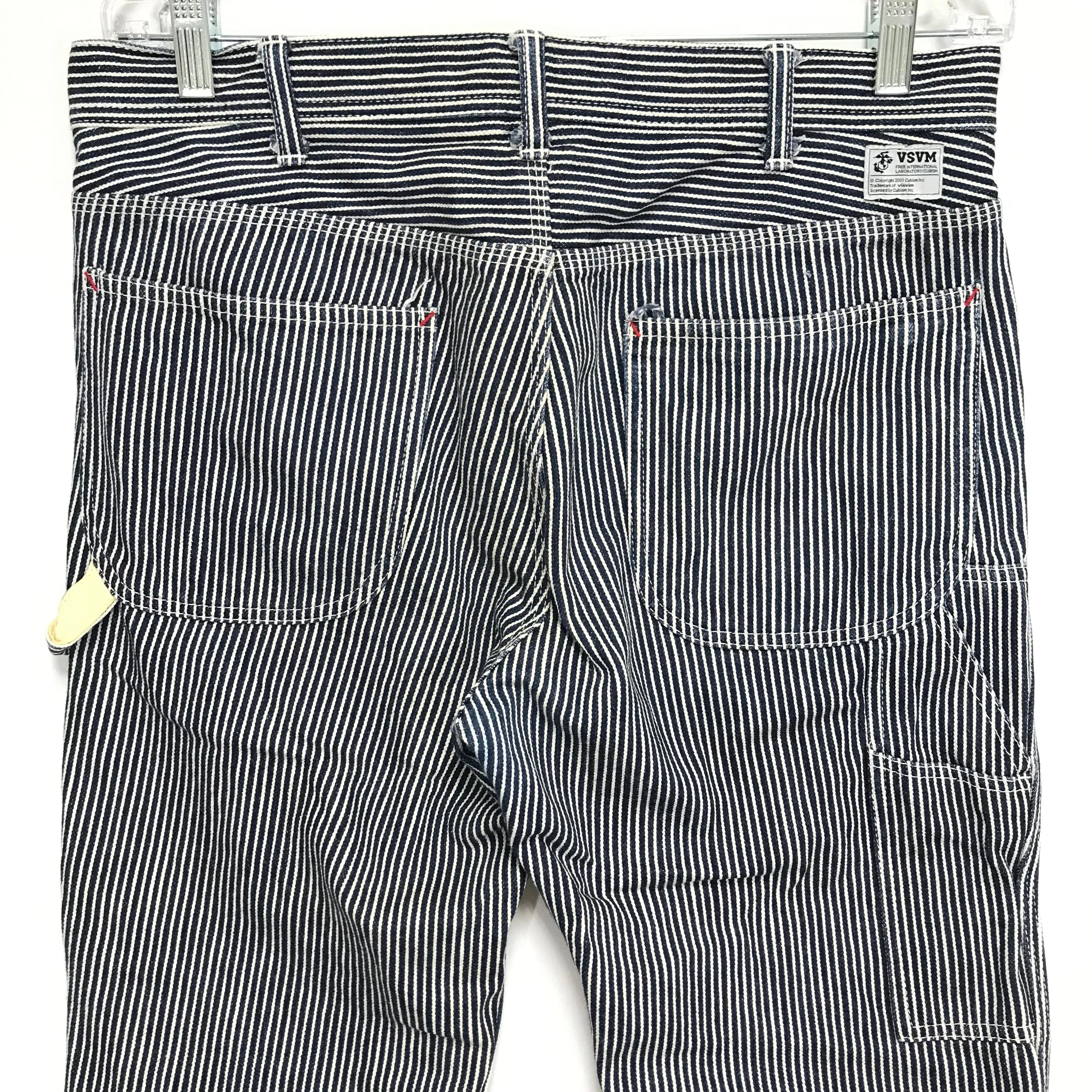 [L] Visvim Engineer Pants Hickory Stripe