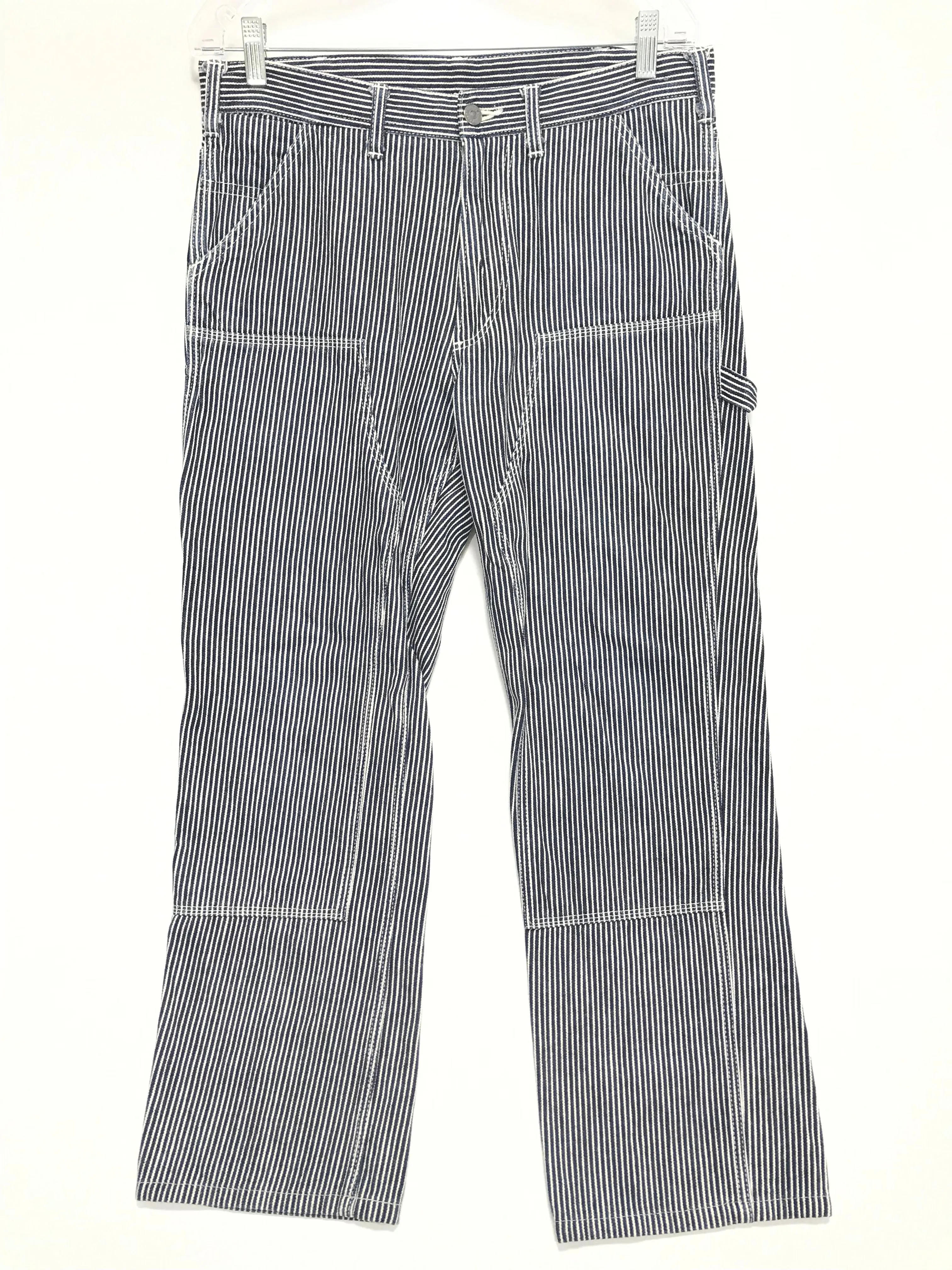 [L] Visvim Engineer Pants Hickory Stripe