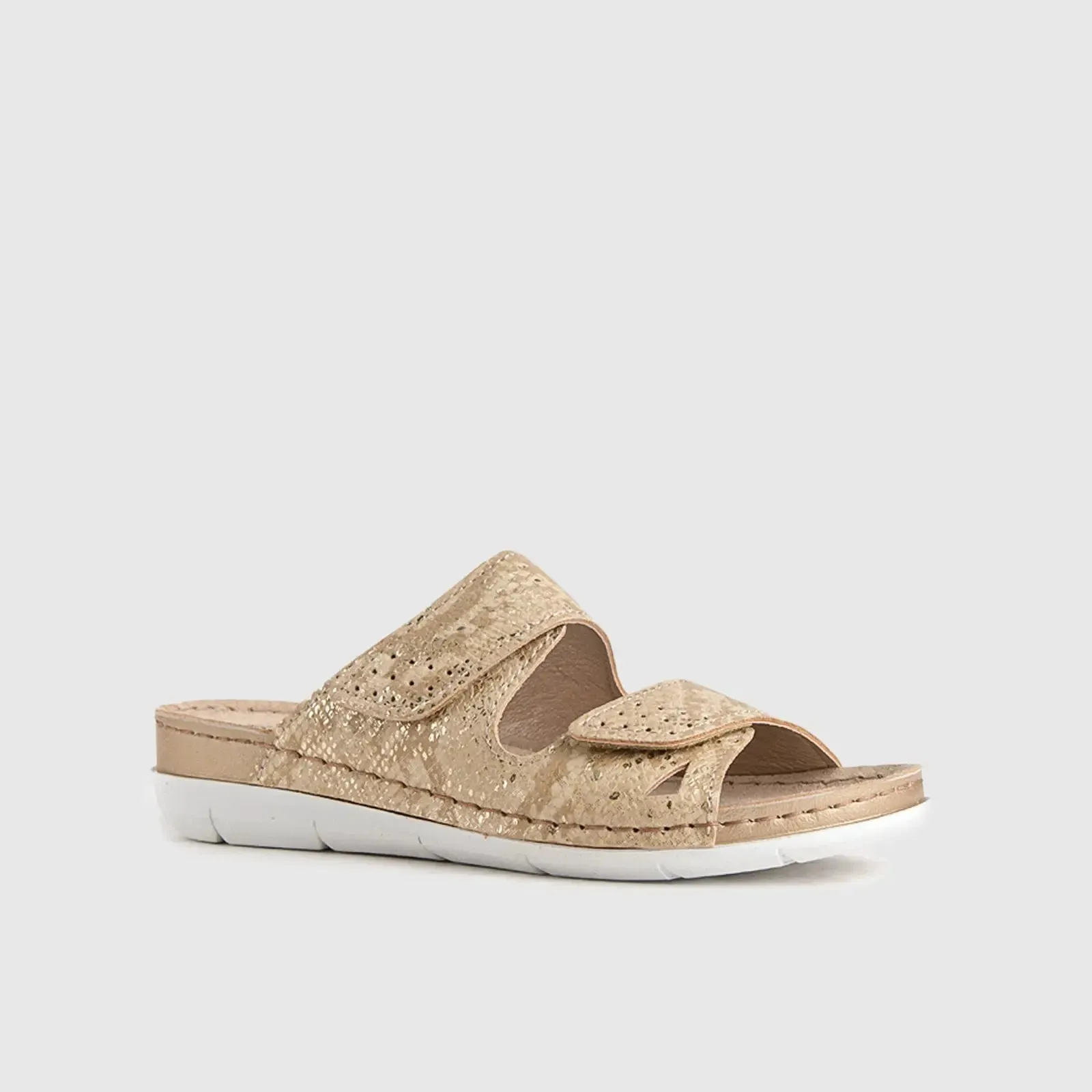 Ladies Comfort Sandals AM018 Beige