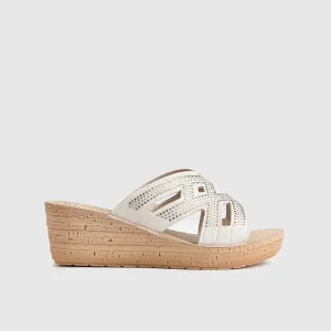 Ladies Comfort Sandals GM041 Beige