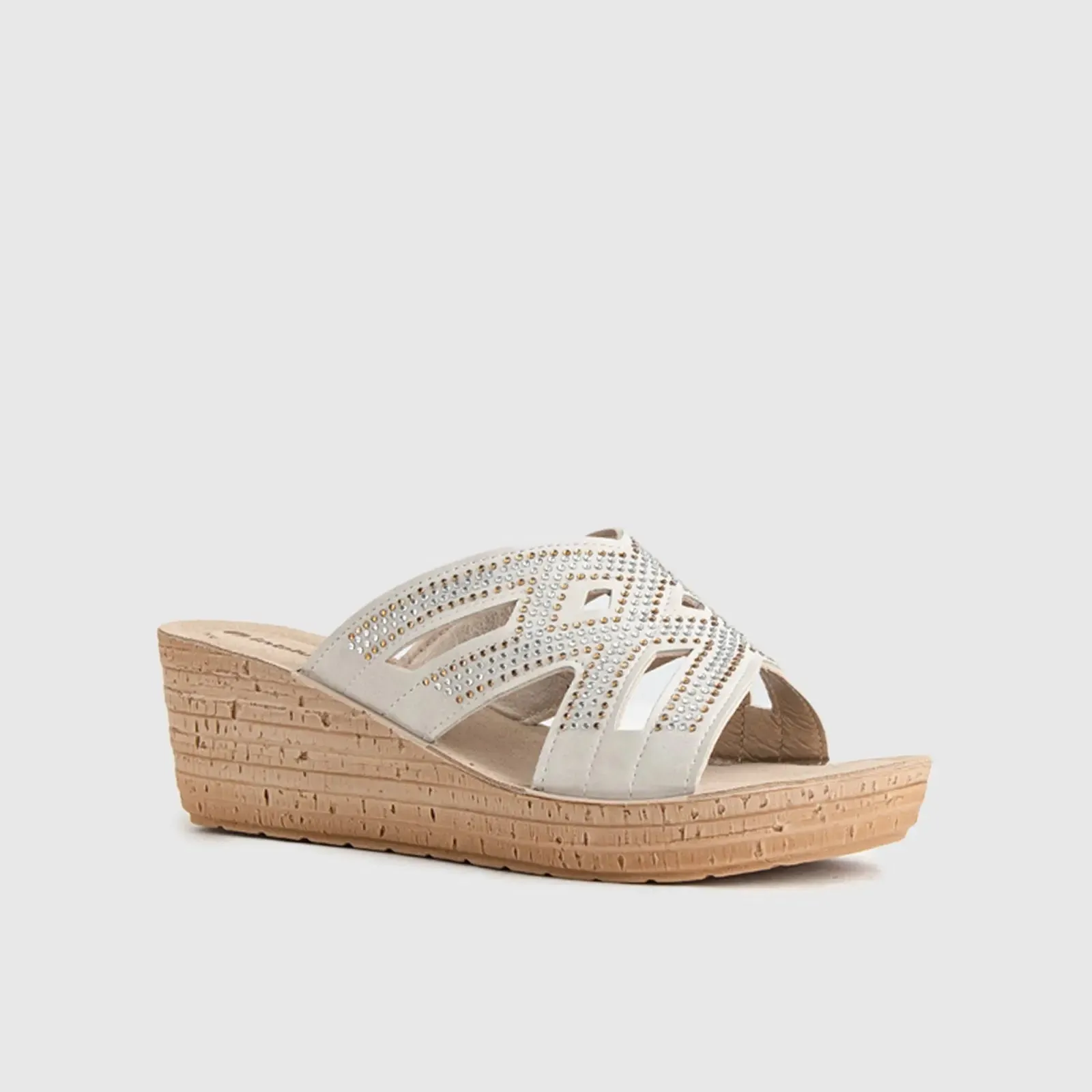 Ladies Comfort Sandals GM041 Beige