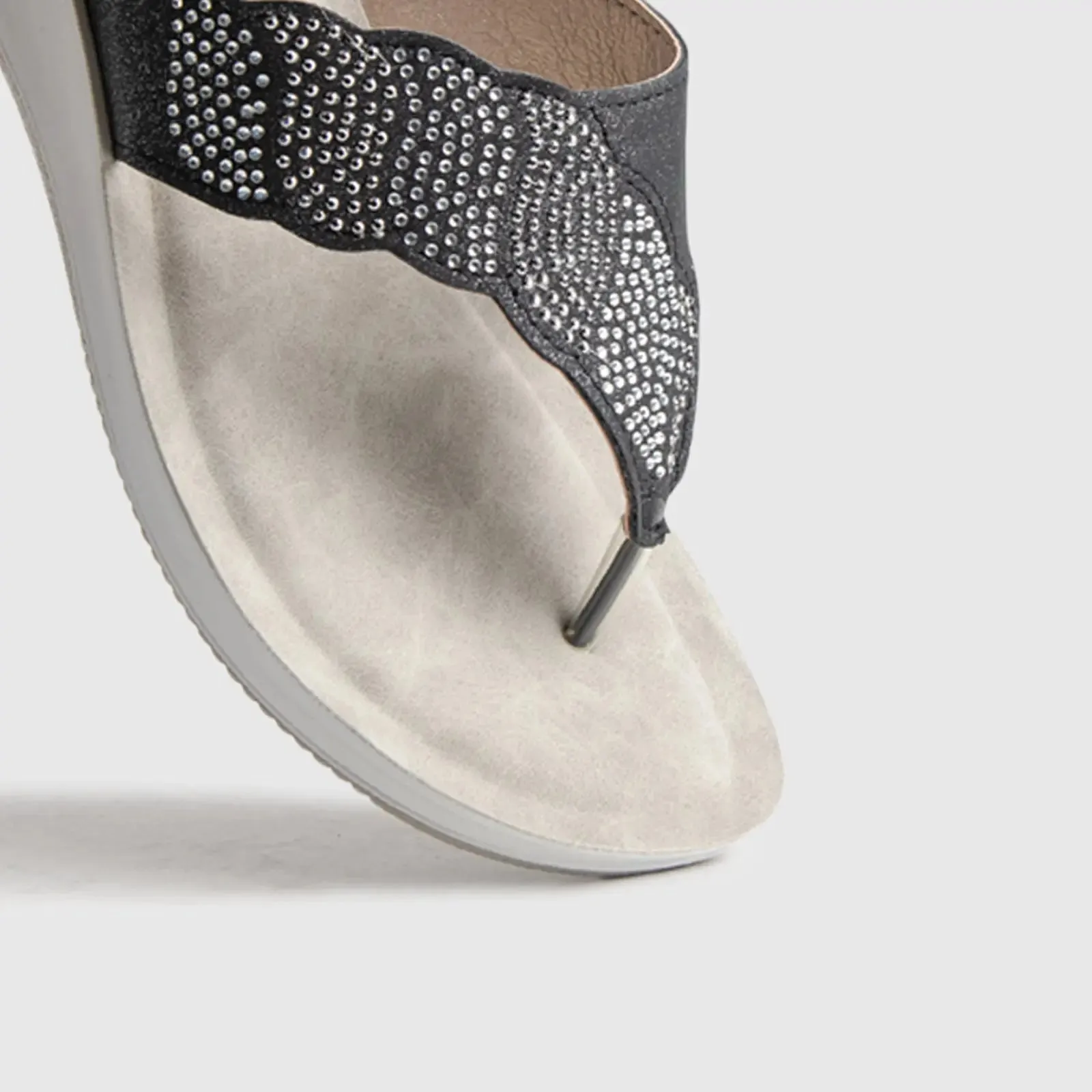 Ladies Comfort Sandals SE001 Black