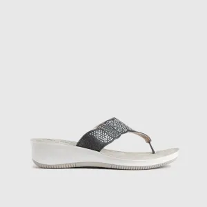 Ladies Comfort Sandals SE001 Black
