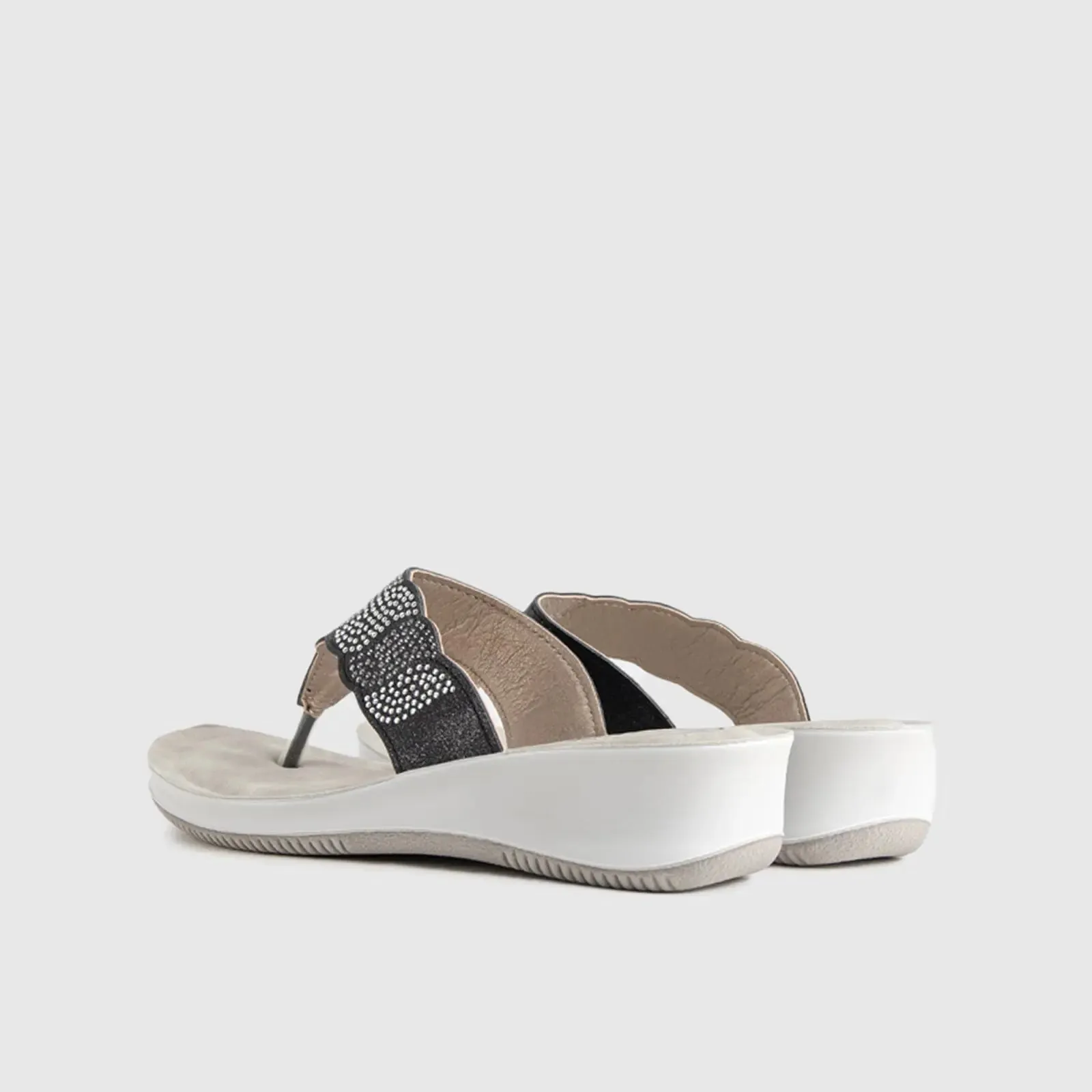 Ladies Comfort Sandals SE001 Black