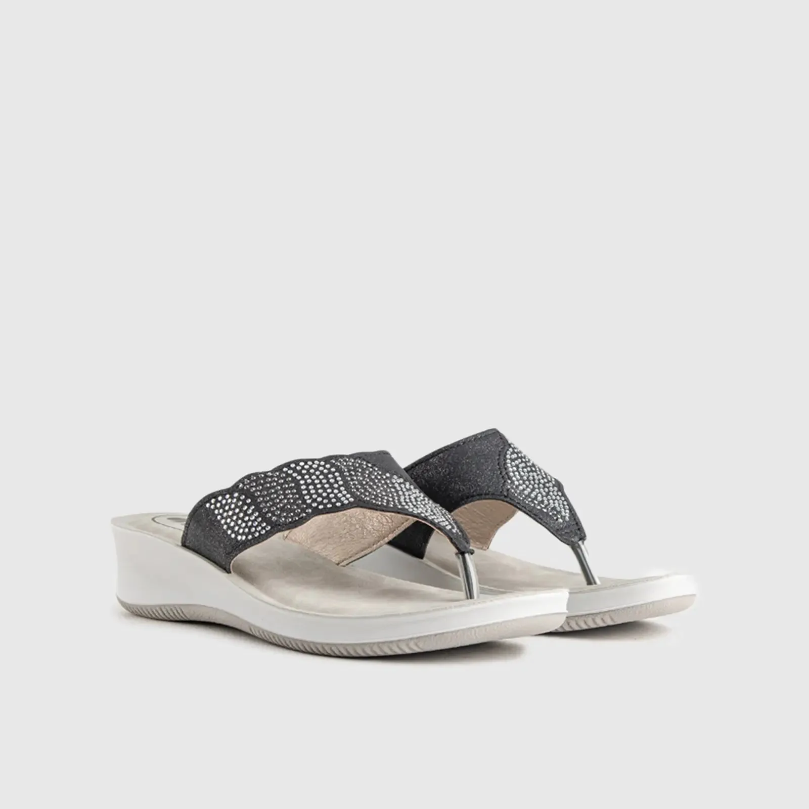 Ladies Comfort Sandals SE001 Black