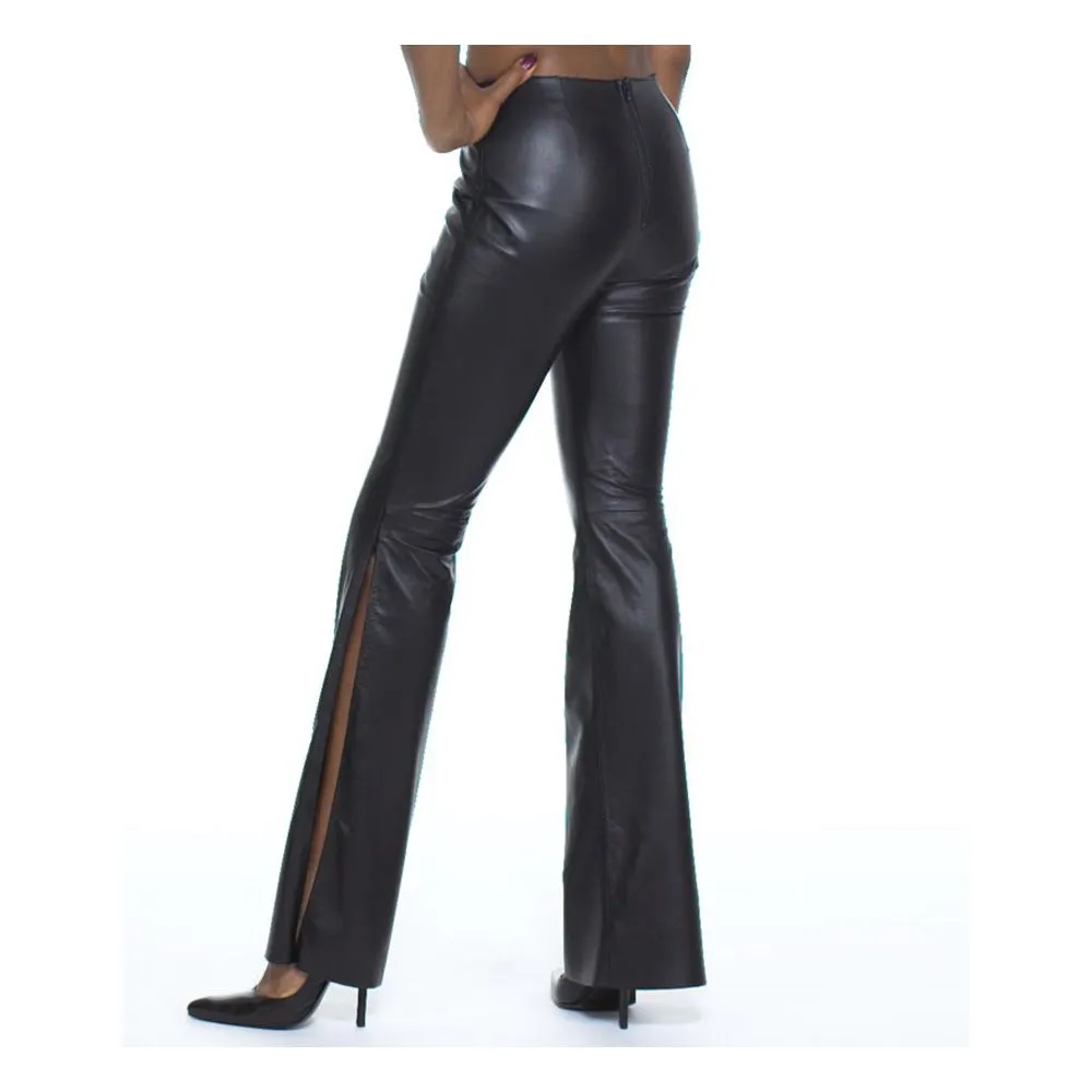 Ladies Fashion Low Waisted Flare Pants