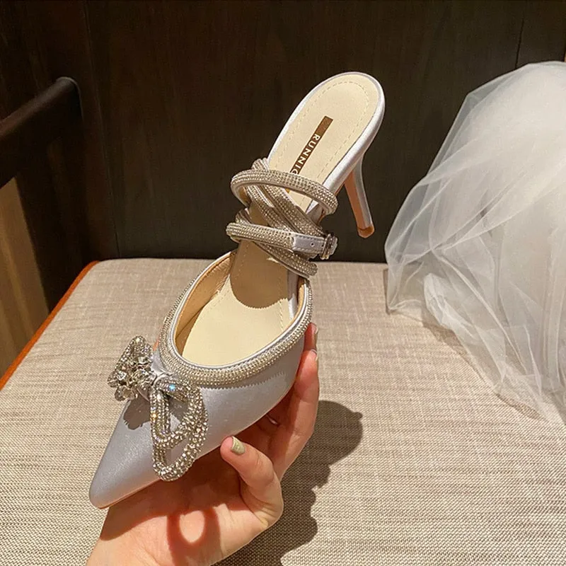 Lady Shoes Genuine Leather High Heels