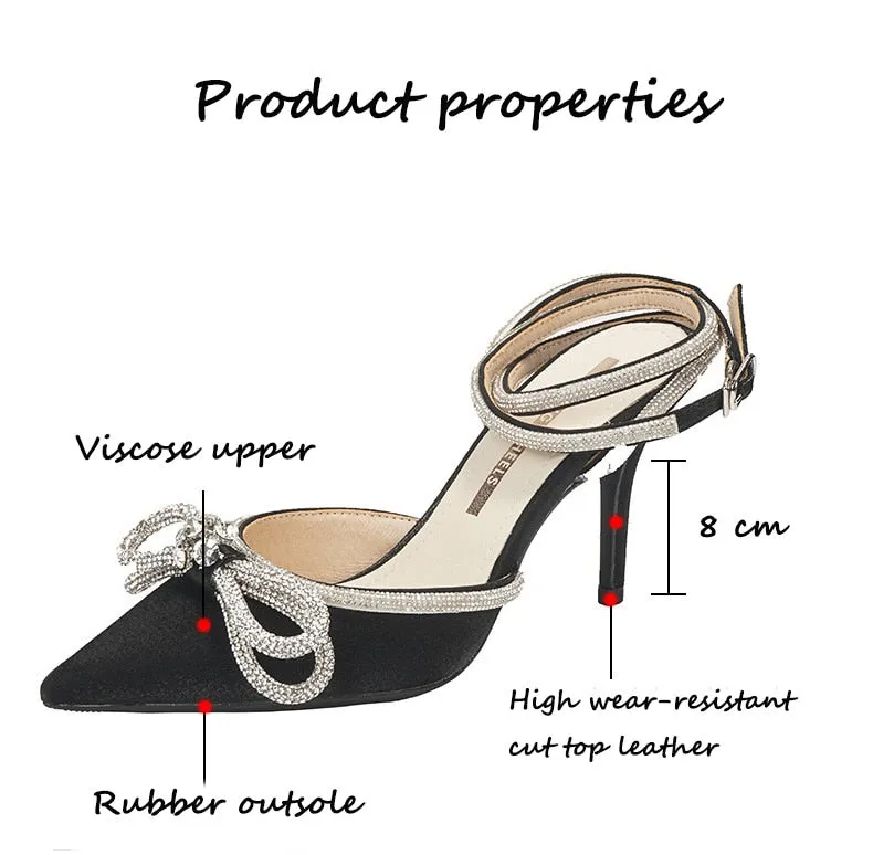 Lady Shoes Genuine Leather High Heels