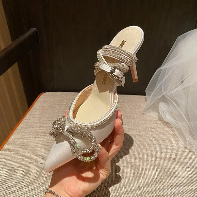 Lady Shoes Genuine Leather High Heels
