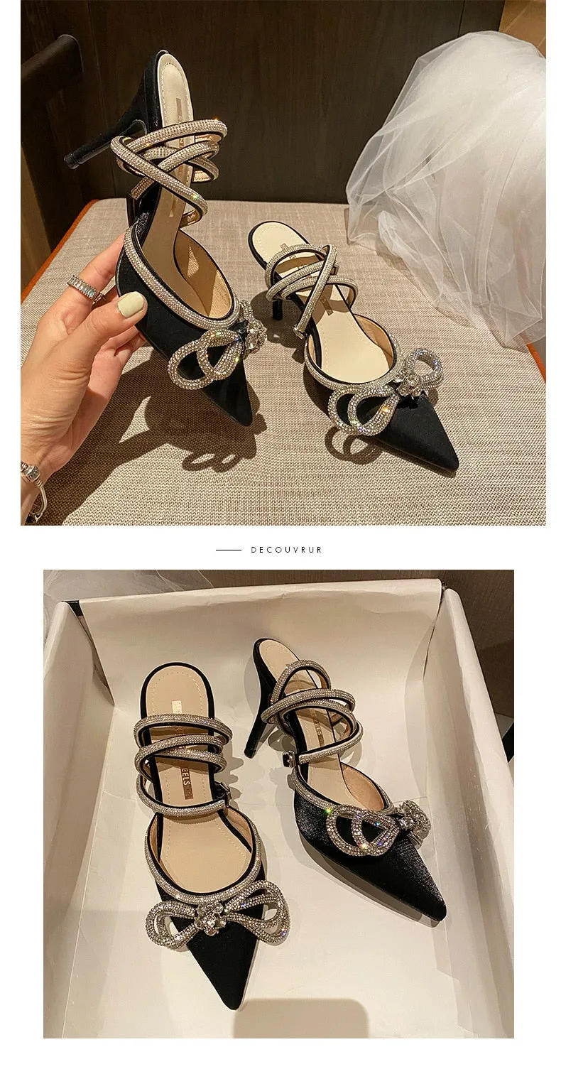 Lady Shoes Genuine Leather High Heels