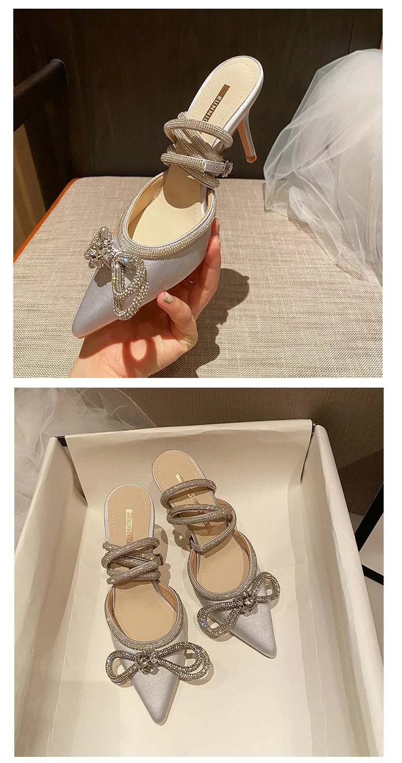 Lady Shoes Genuine Leather High Heels