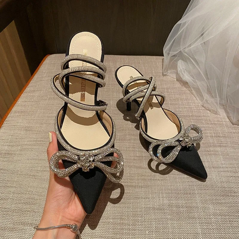 Lady Shoes Genuine Leather High Heels