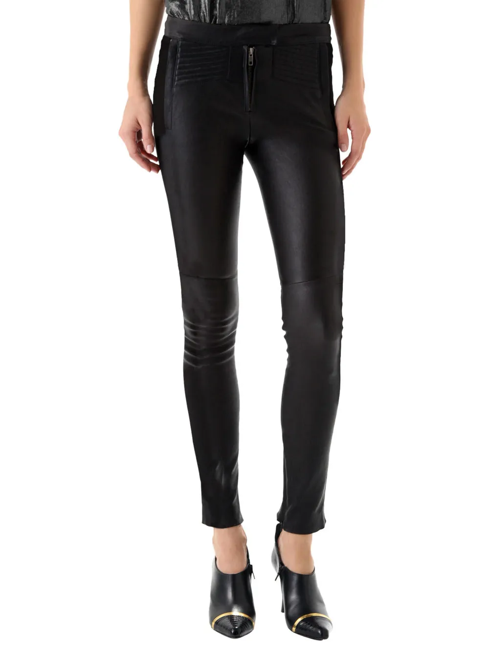 Lambskin Skinny Leather Pants