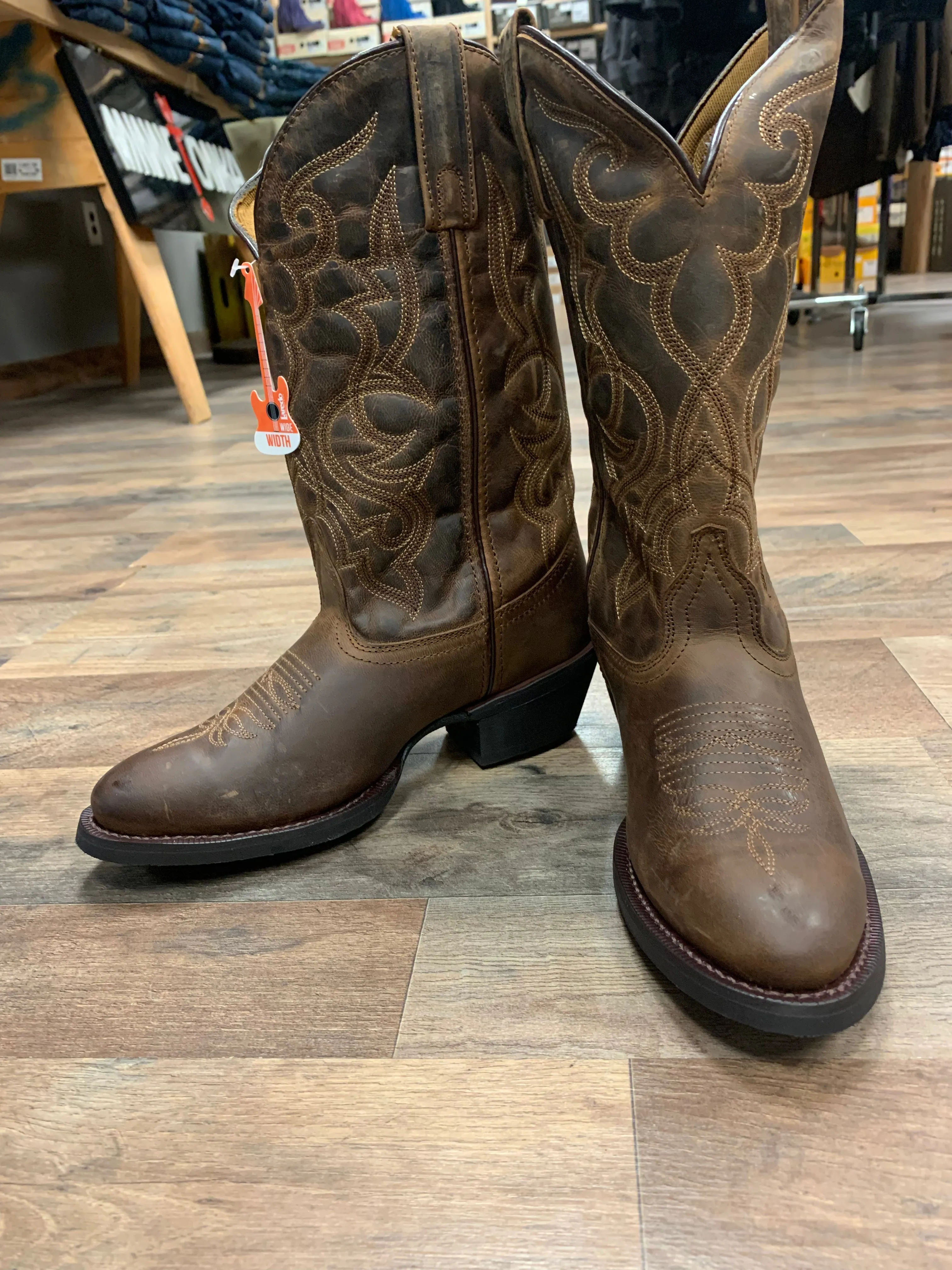 LAREDO WOMEN'S MADDIE WESTERN BOOTS - ROUND TOE
