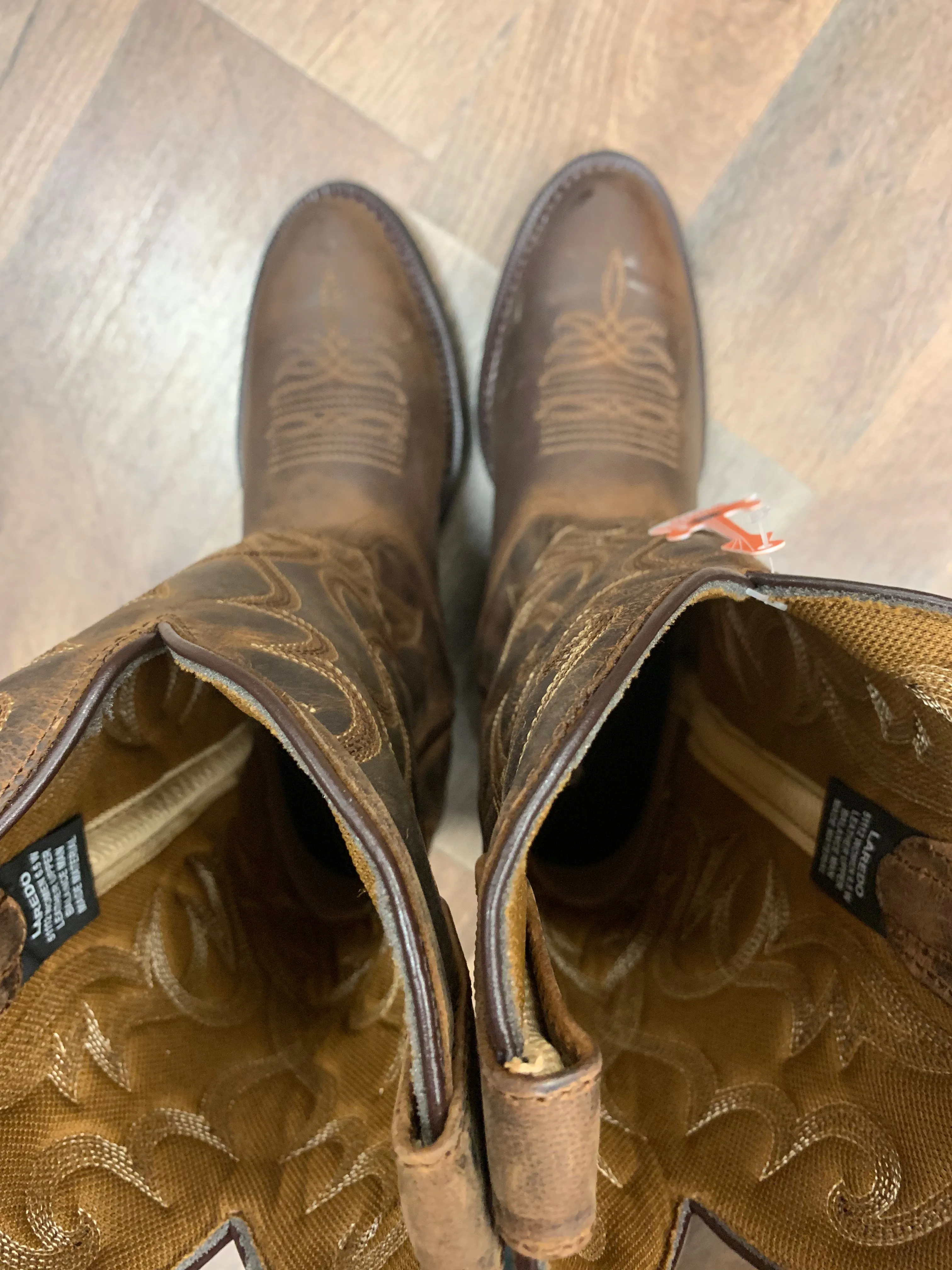 LAREDO WOMEN'S MADDIE WESTERN BOOTS - ROUND TOE