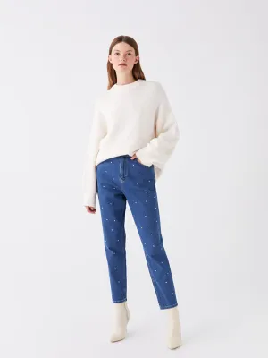 LC WAIKIKI Mom Fit Woman Jean Pants