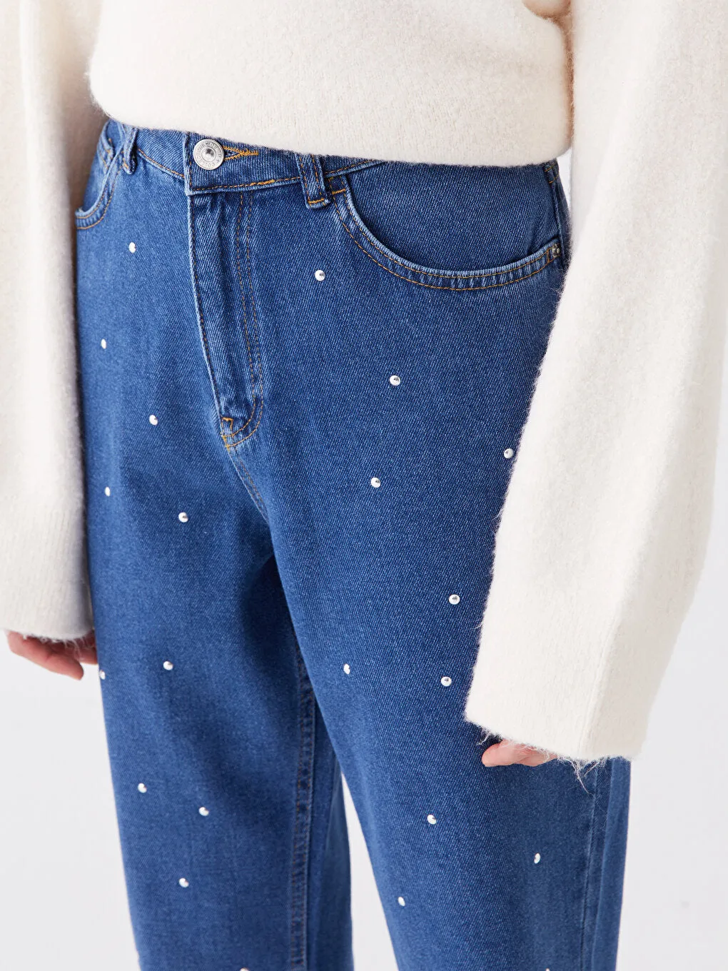 LC WAIKIKI Mom Fit Woman Jean Pants