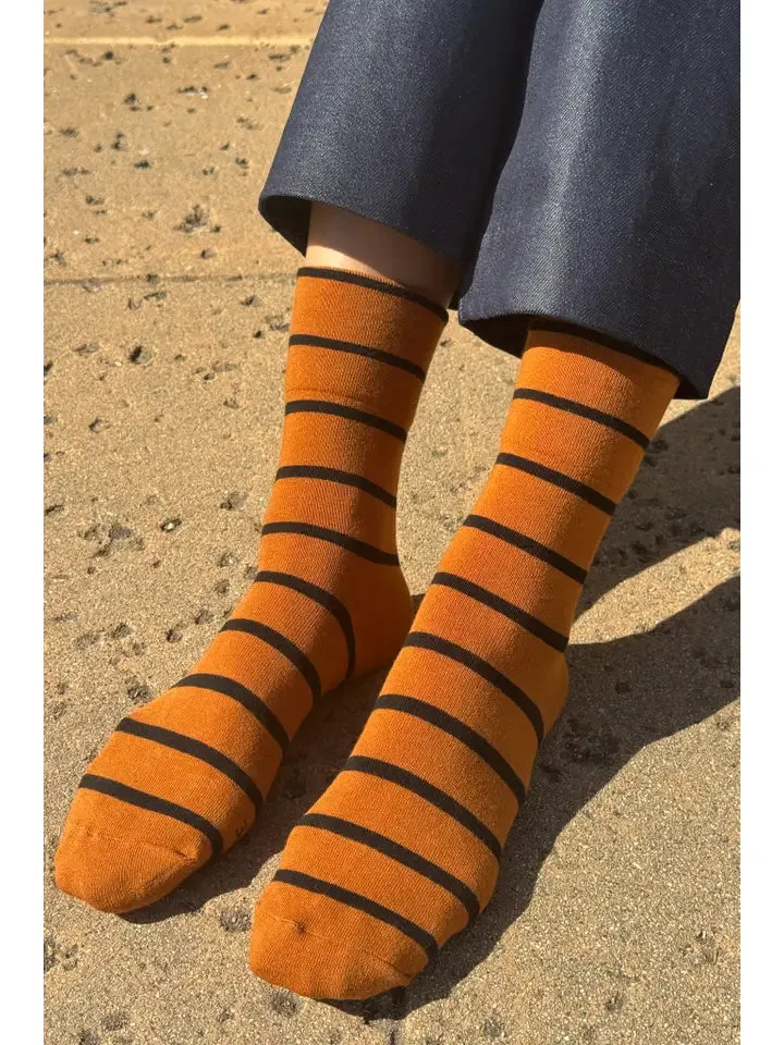 LE BON SHOPPE WALLY SOCKS || CAMEL