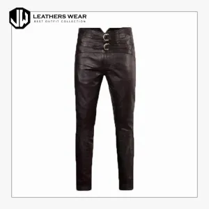 Leather Brown Pants