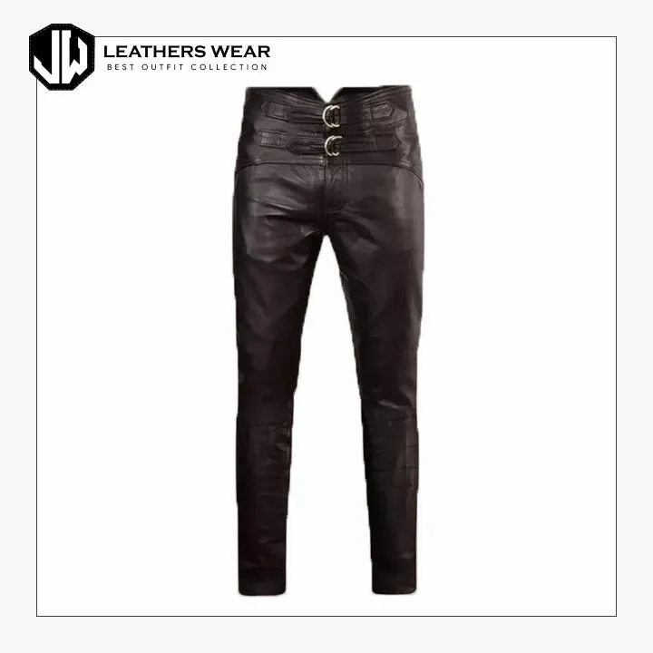 Leather Brown Pants