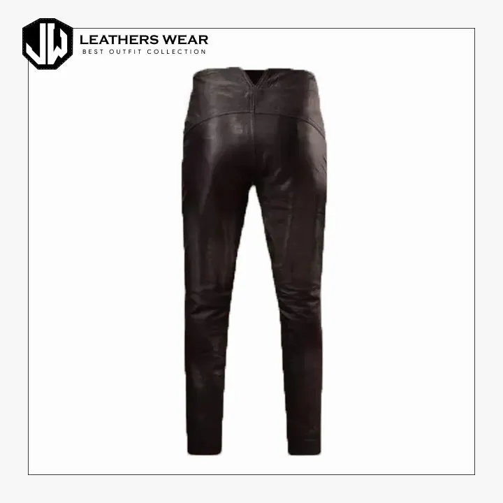 Leather Brown Pants