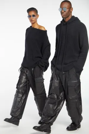Leather Cargo Pant