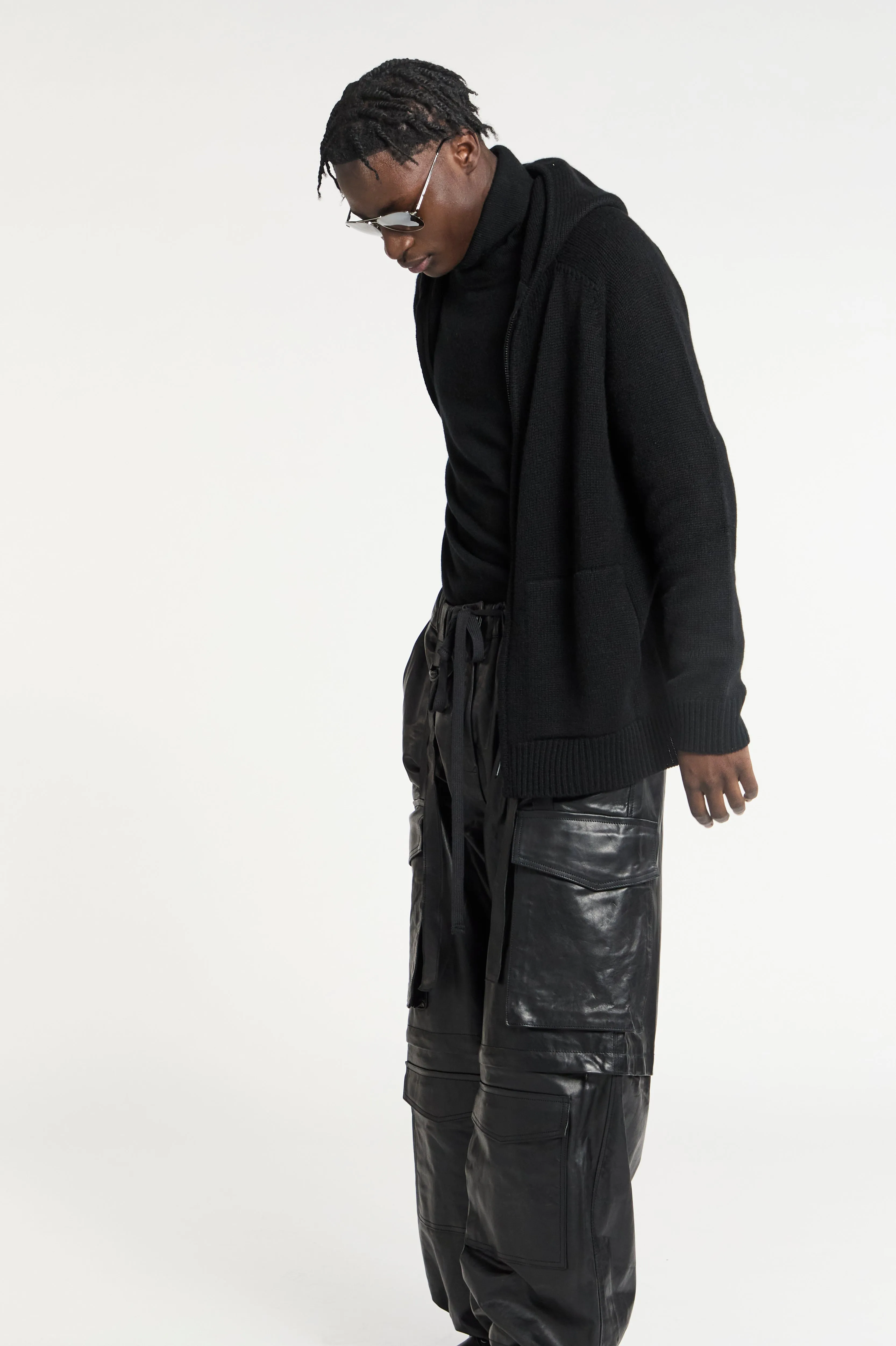 Leather Cargo Pant