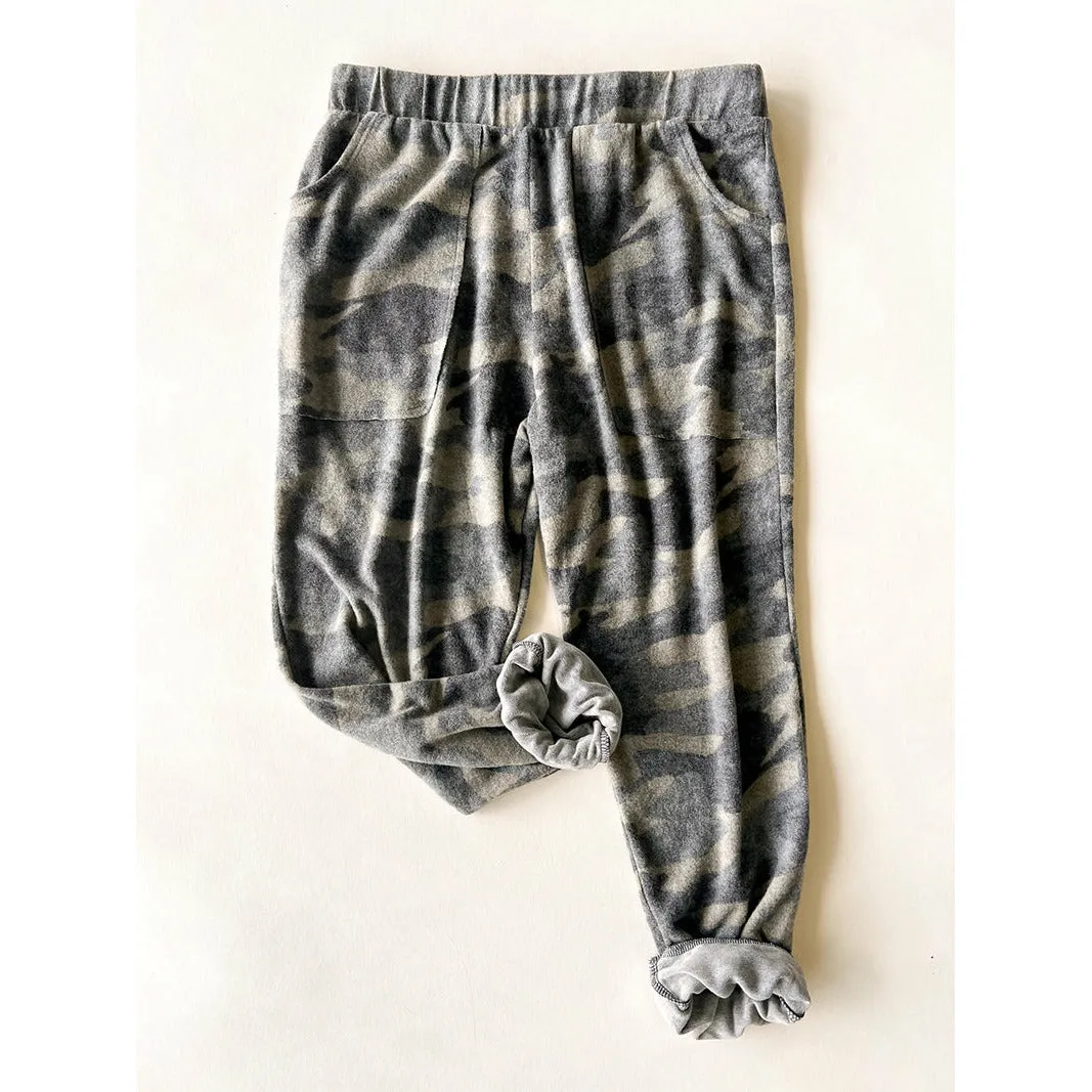 Lew-Camo Adult Joggers | Brushed Camo FC