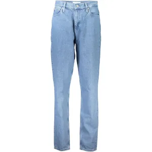 Light Blue Cotton Jeans & Pant
