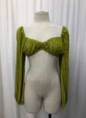 Long Sleeve Underwire Crop Top