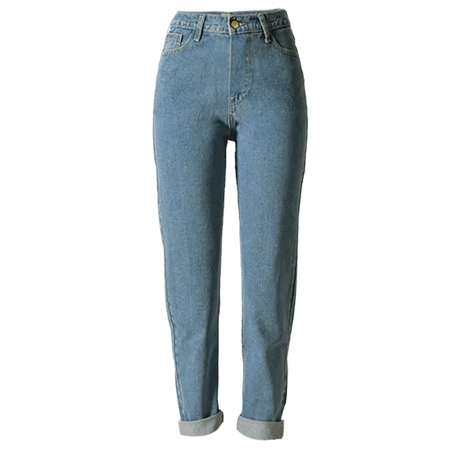 Loose Mom Jeans Women's Jeans High Waisted Jeans Straight Pants