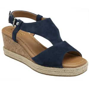 Lotus Madalene Navy Sandals