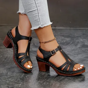 Mandy - Casual leather orthopedic sandals