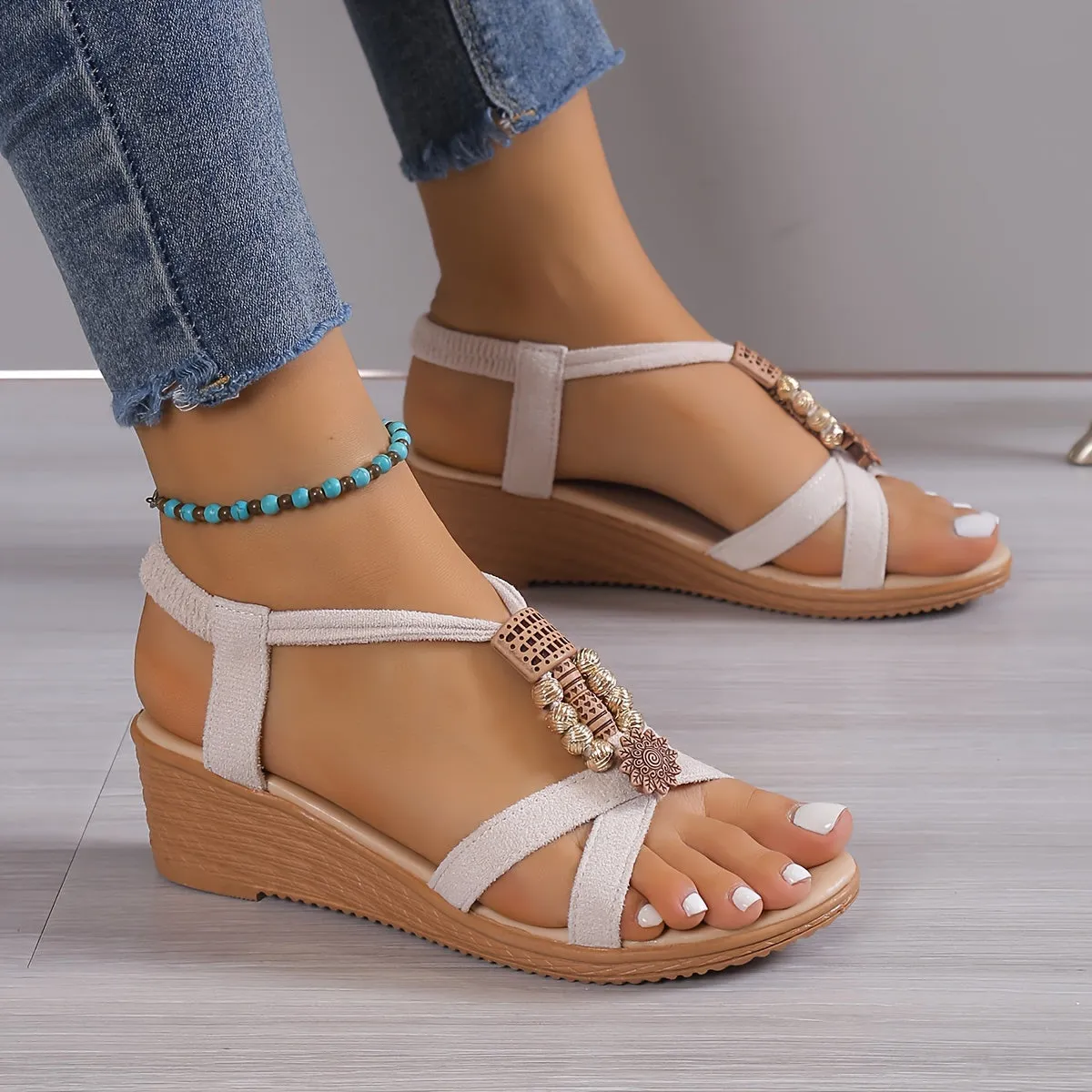 Mannie - Casual leather orthopedic sandals