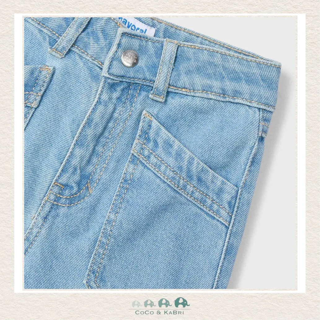 Mayoral Girls' Denim Pants "Mom" Jeans