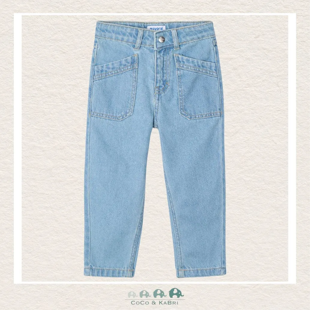 Mayoral Girls' Denim Pants "Mom" Jeans