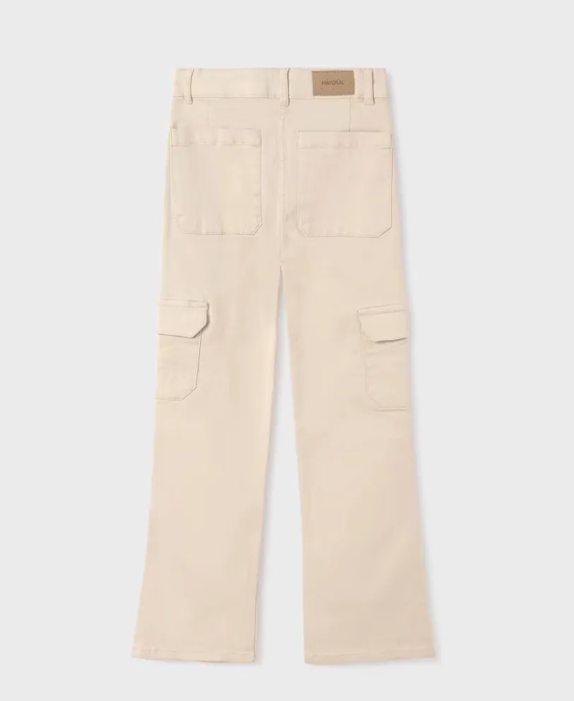 Mayoral Tween Light Khaki Twill Pants