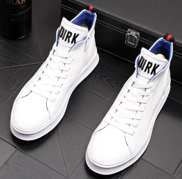 Men Trendy Casual Flats high tops platform Shoes