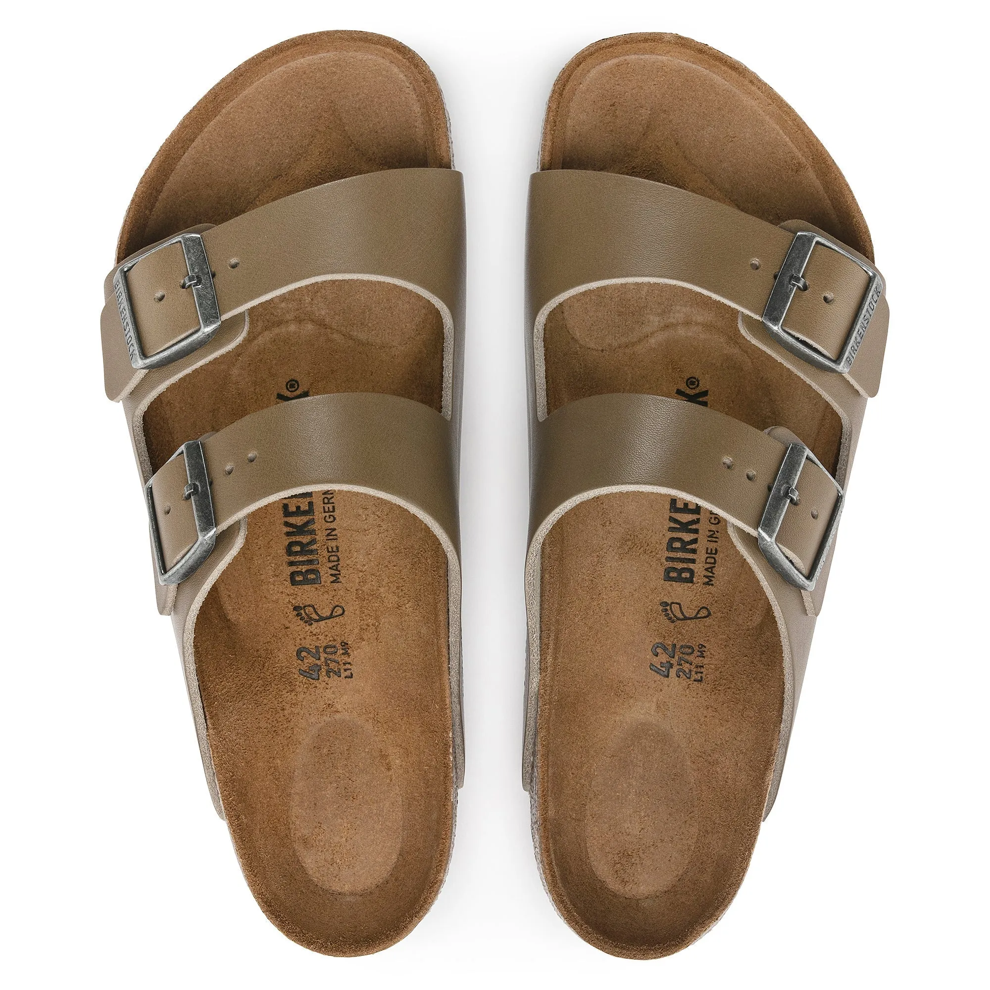 MEN'S BIRKENSTOCK ARIZONA | VINTAGE WOOD / FADED KHAKI